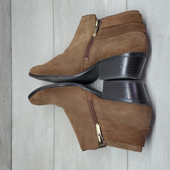 Sam Edelman Womens Suede Ankle Booties Western boots sz 7 - Picture 6 of 12